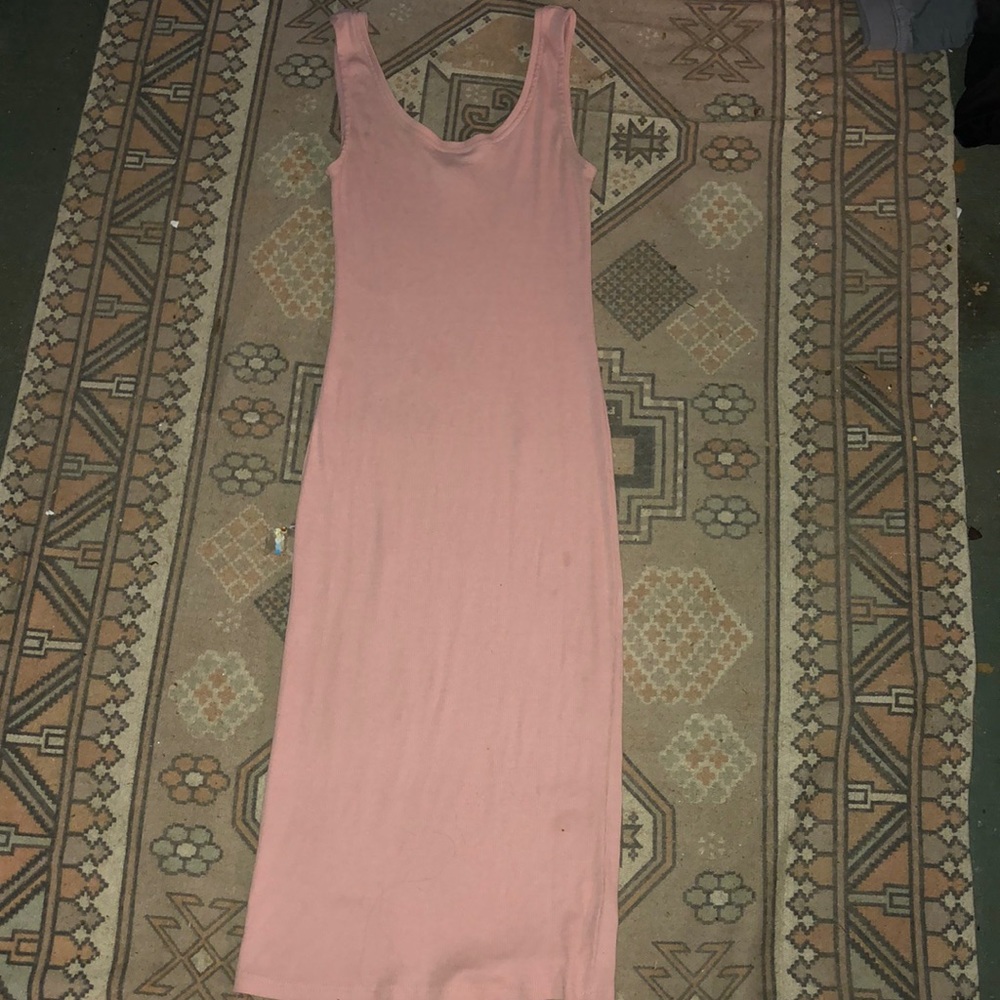 Pink maxi dress